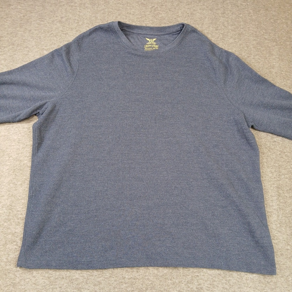 Faded Glory Men's Navy Blue 3XL‎ Long Sleeve Thermal Pullover
